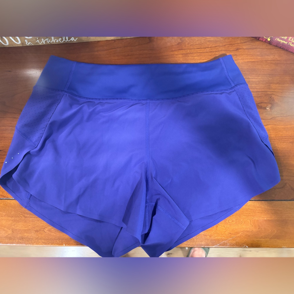 Athleta Electric Blue Run Shorts